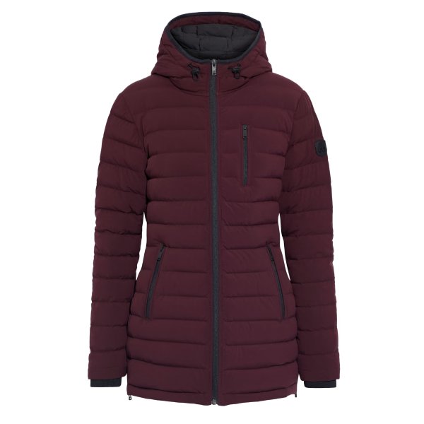 Rockcliff quilted shell hooded down jacket