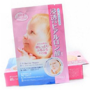 日本亚马逊官网 曼丹 水感肌 玻尿酸高保湿 婴儿面膜 5枚装