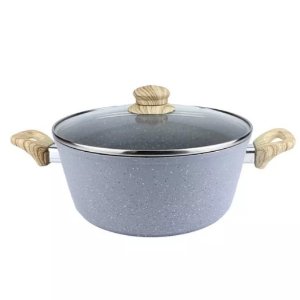 Kitchen Collective 5Qt. Speckled Dutch Oven with Glass Lid