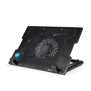 Merkury Innovations Laptop Cooling Stand Metal Mesh Surface with Silent Fan
