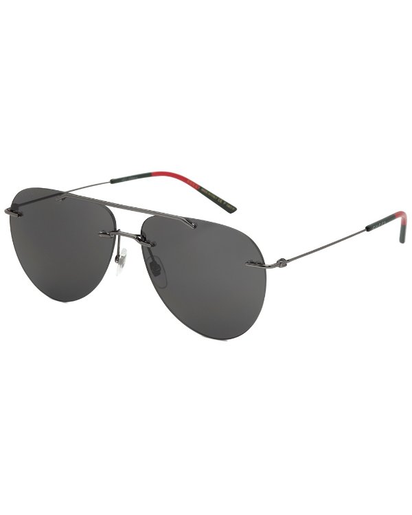 Men's Fashion 60mm Polarized Sunglasses
