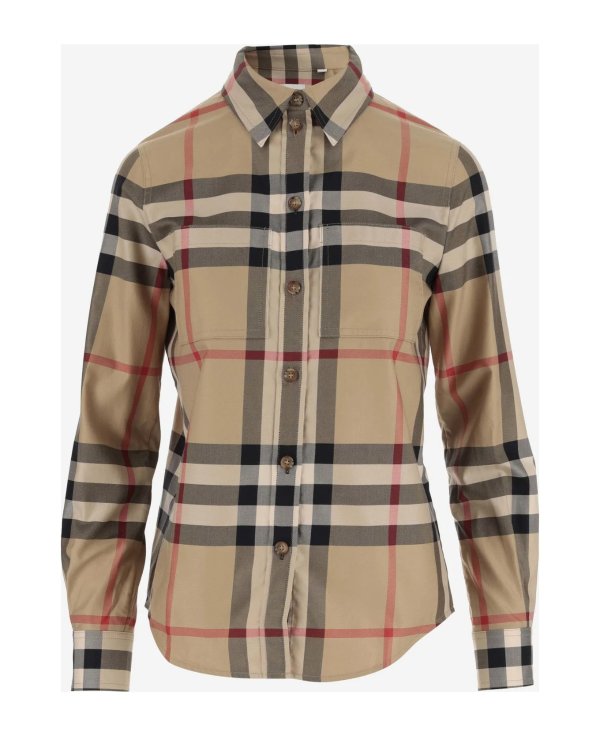 Cotton Shirt With Check Pattern | italist