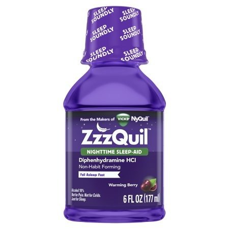Vicks ZzzQuil 夜间睡眠助剂液 浆果味 6盎司
