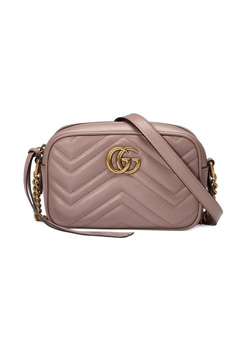 Gg Marmont Small Leather Shoulder Bag