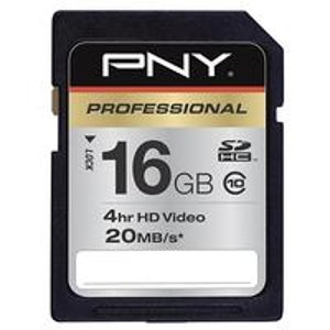 PNY - 16GB SDHC Class 10内存卡