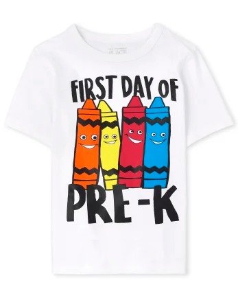 男小童 Pre-K T恤