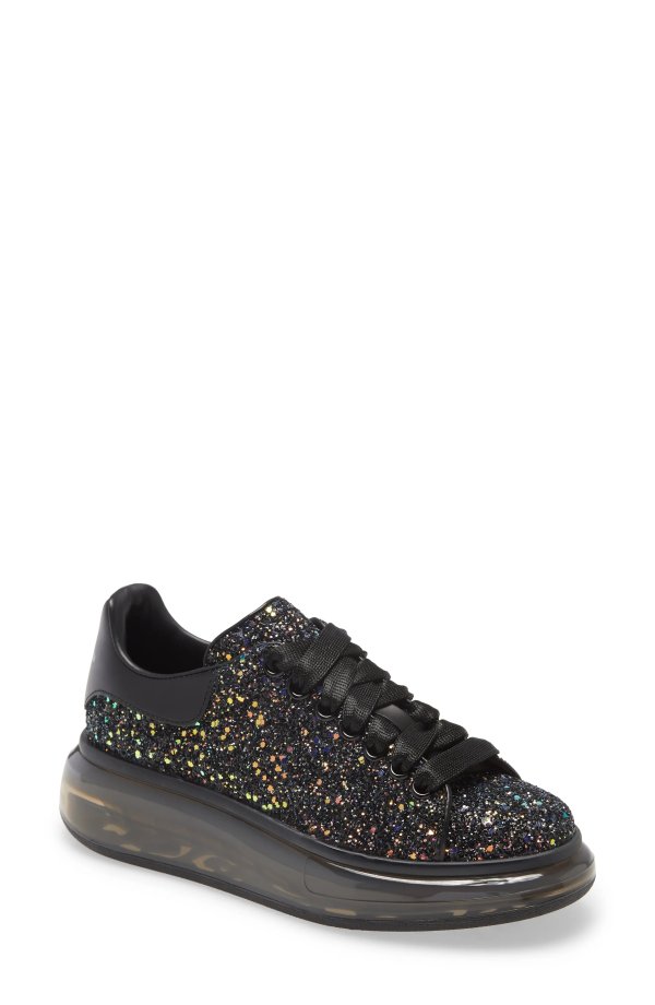 Glitter Bubble Sole Platform Sneaker