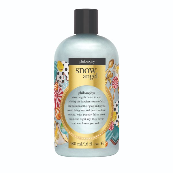 snow angel shampoo, shower gel & bubble bath