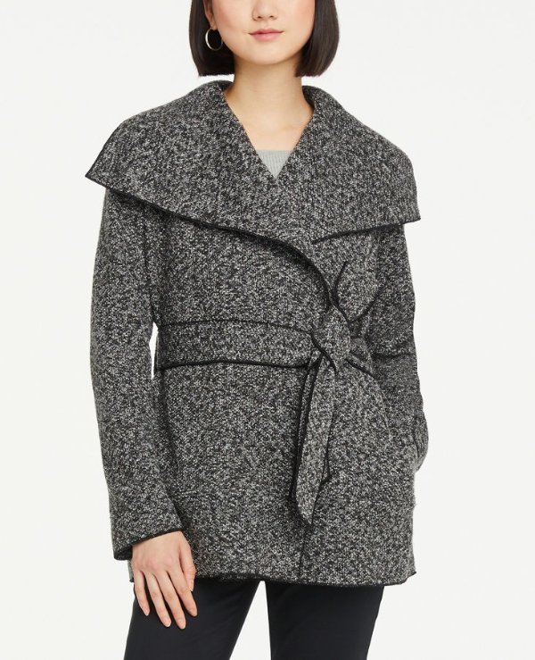 Tipped Wrap Jacket