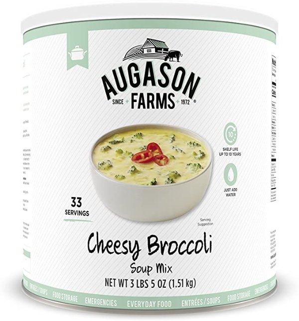 Cheesy Broccoli Soup Mix Can, 54 oz