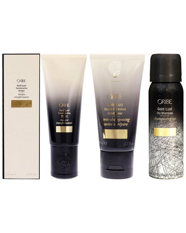 Gold Lust Dry Shampoo, Repair & Restore Conditioner and Transformative Masque Kit