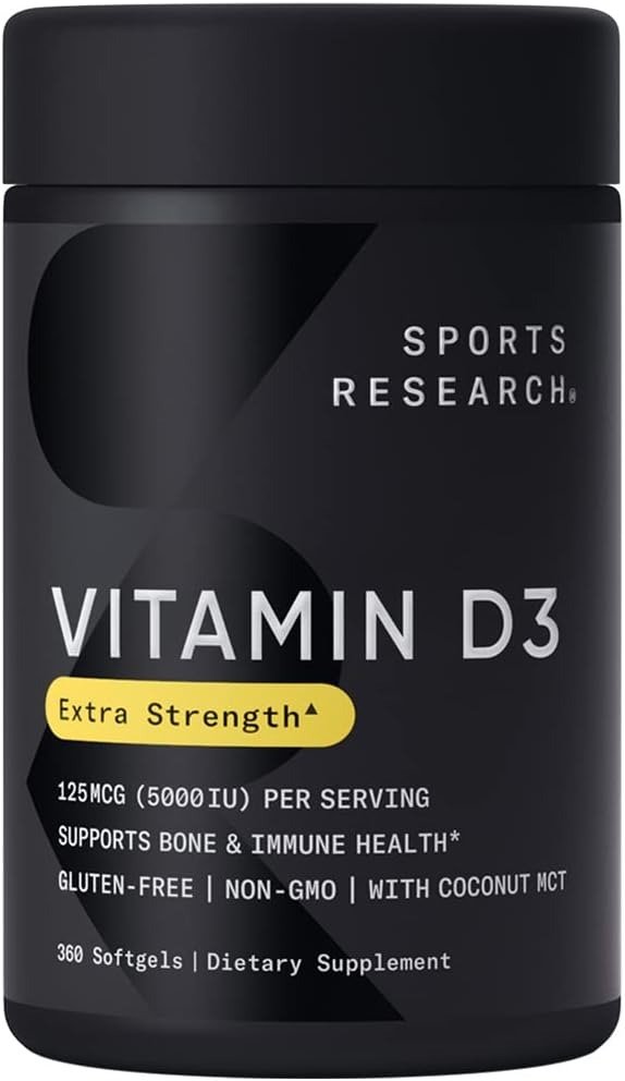 Vitamin D3 (5000iu/125mcg) (360 Mini Liquid Softgels)
