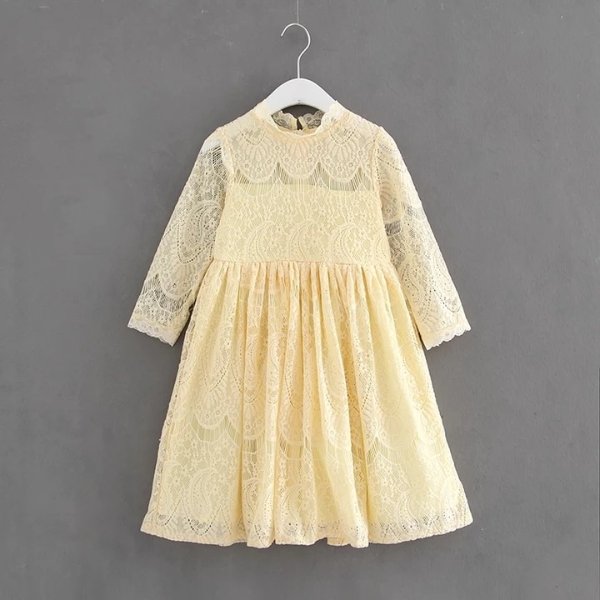 Cream Southern Bell Lace Dress