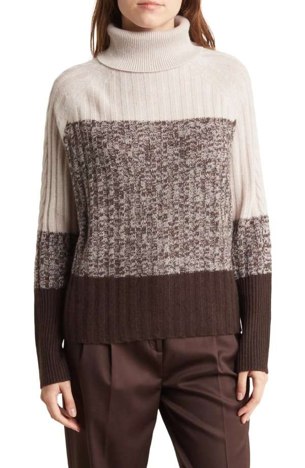 Zena Cashmere Turtleneck Sweater