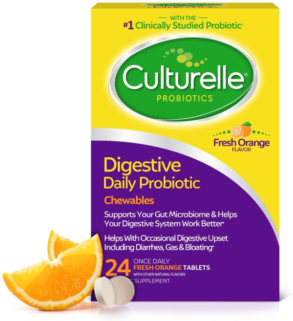 Digestive Health Daily Probiotic Chewables 10 Billion CFU’s, 24 Count