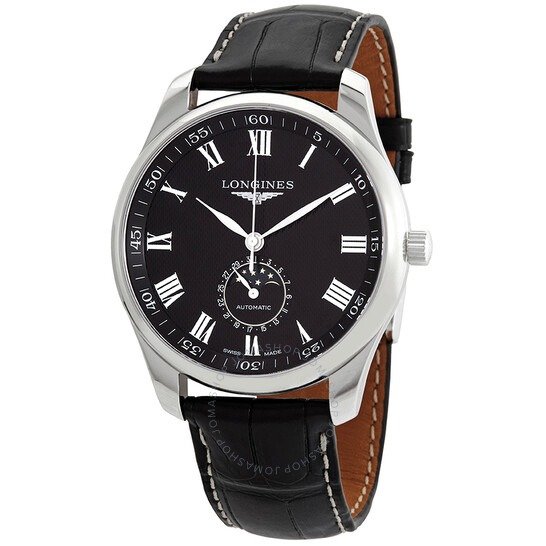 Master Automatic Moonphase Black Dial Men's Watch L2.919.4.51.7