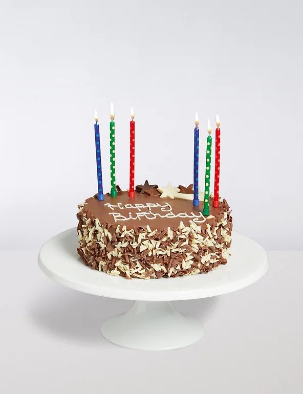 巧克力蛋糕+蜡烛 | M&S