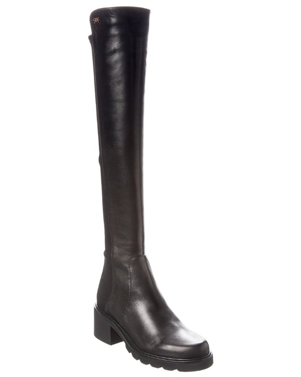 Alina Leather Over-The-Knee Boot