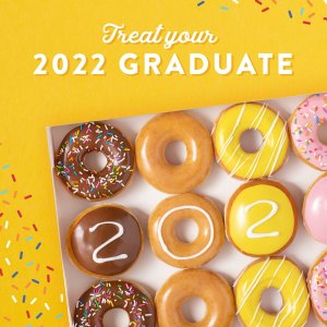 限今天：Krispy Kreme 2022级毕业主题甜甜圈限时发售 6种口味