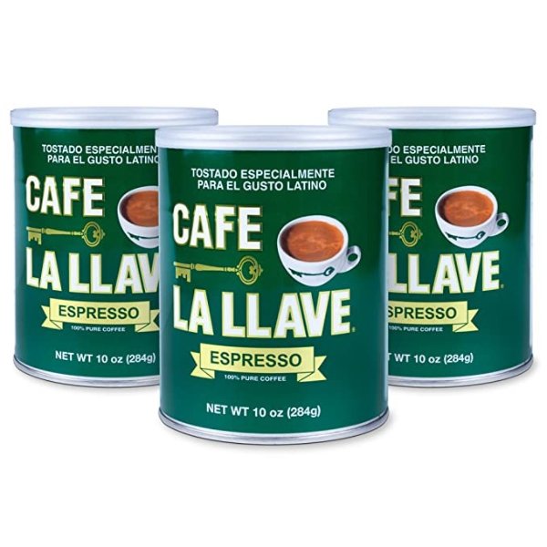 Cafe La Llave 意式浓缩深焙咖啡 10oz 3罐