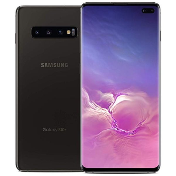 Galaxy S10+ Factory Unlocked Phone with 512GB (U.S. Warranty), Ceramic Black