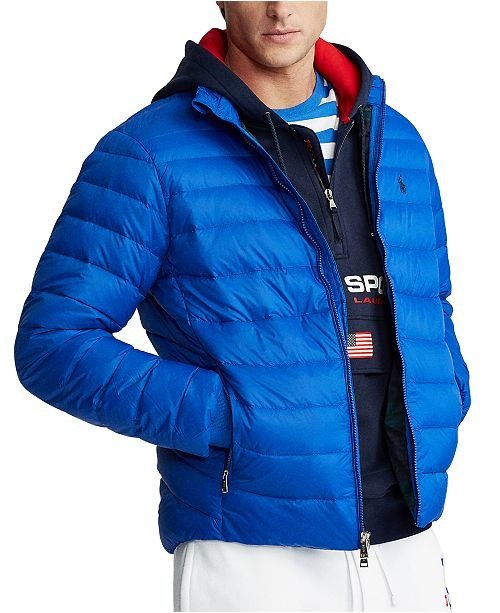 Men's Packable Quilted Down Jacket