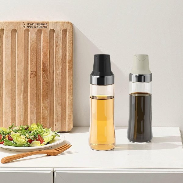 AYOTEE Olive Oil Dispenser Bottle for Kitchen 17.6Oz Set 3 Pack