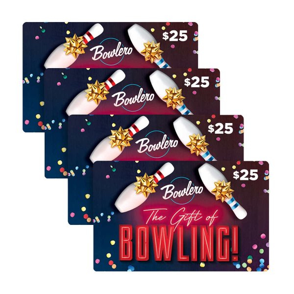 Four - $25 E-Gift Cards