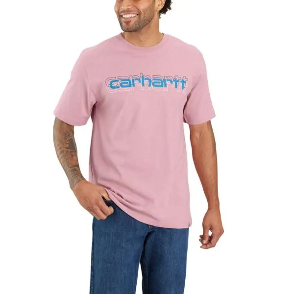 Loose Fit Heavyweight Short-Sleeve Logo Graphic T-Shirt