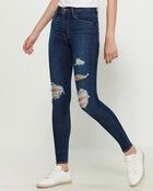 Mile High Super Skinny Distressed Jeans