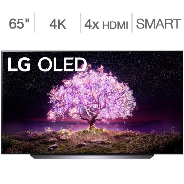 OLED C1 65" 4K OLED TV + $300 Costco GC + $100 Streaming Credits + 5 years coverage