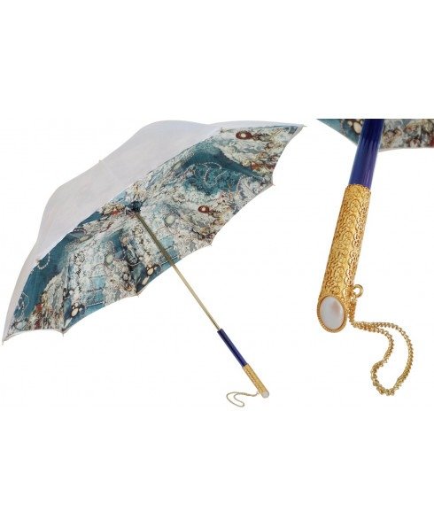 PASOTTI Women Double Cloth Vintage Umbrella