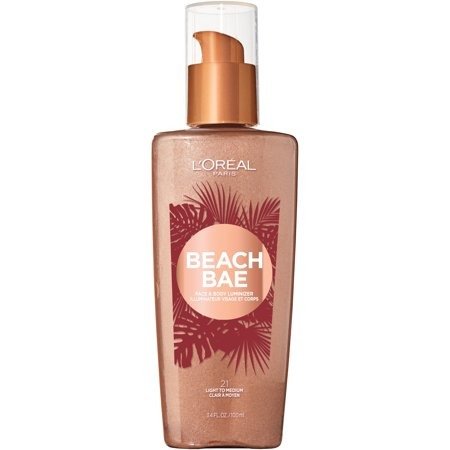 Paris Summer Belle Beach Bae Face & Body Liquid Luminizer, Light to Medium