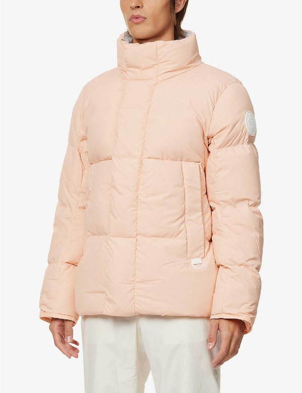 Everett quilted regular-fit recycled shell-down jacket