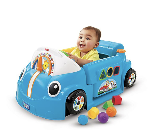 Fisher-Price® Laugh & Learn™ Crawl Around™ Car in Blue | buybuy BABY