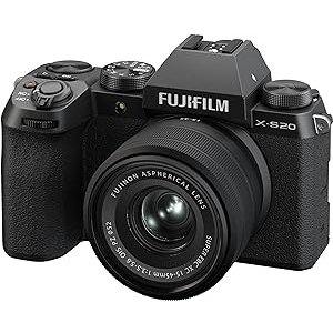 Fujifilm亚马逊自营现货+9.3折！X-S20 相机+镜头XC15-45mm 