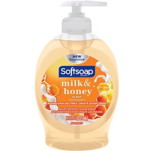 Amazon Softsoap 牛奶蜂蜜抗菌洗手液 7.5 Fl Oz