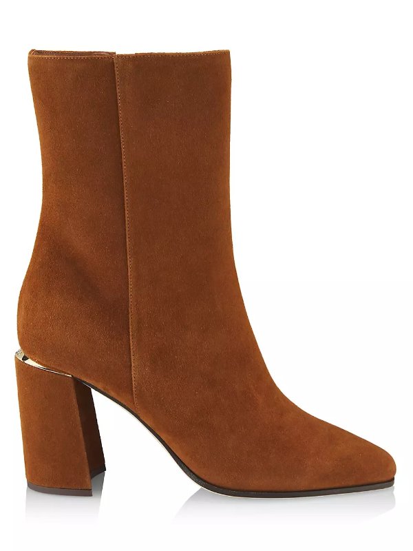 Loren 85MM Suede Ankle Boots