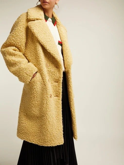 Willingstone wool-blend teddy coat | Burberry | MATCHESFASHION US