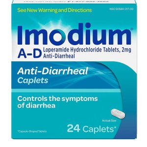 Imodium A-D Diarrhea Relief Caplets 24 ct