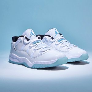 Nike官网 Air Jordan 11低帮 "Legend Blue"超美配色即将发售