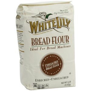 White Lily未漂白高筋面包粉5磅