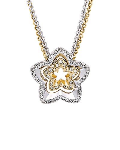 Crystal Lovesome 23K Plated Pendant Necklace