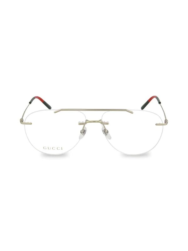 58MM Aviator Optical Glasses