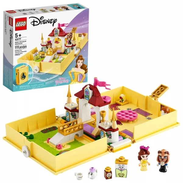 Disney Belle&#39;s Storybook Adventures Princess Building Playset 43177