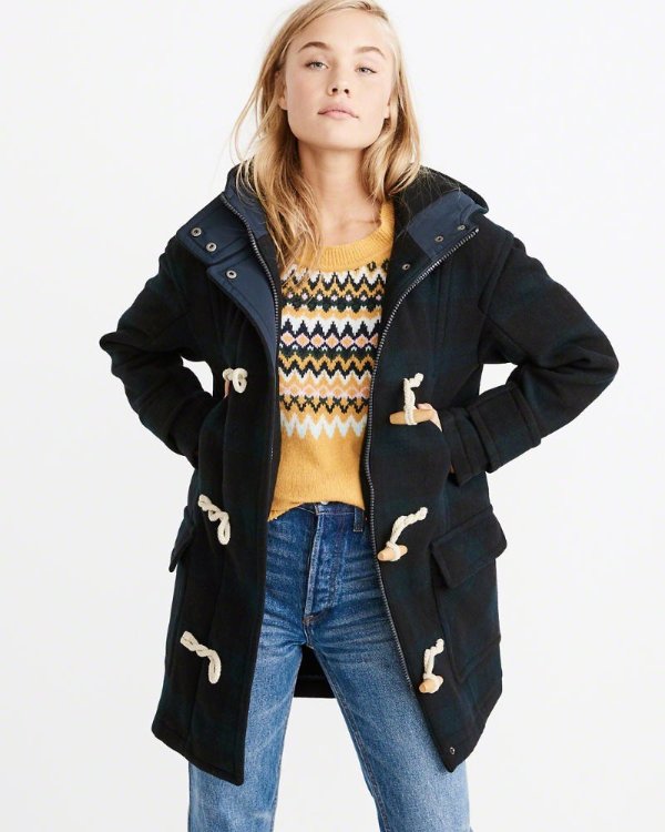 Womens Duffle Coat | Womens Up To 50% Off Select Styles | Abercrombie.com