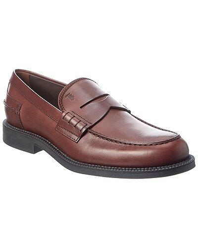 TOD’s Logo Leather Loafer