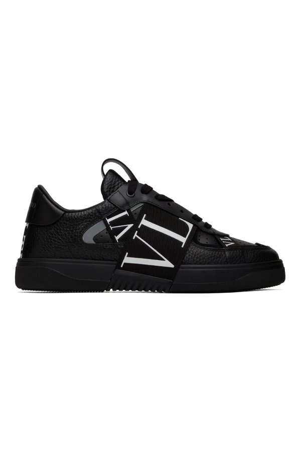 Black VL7N Low-Top Sneakers