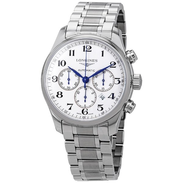 Master Collection Silver Barleycorn Dial Automatic Men's Chronograph Watch Master Collection Silver Barleycorn Dial Automatic Men's Chronograph Watch