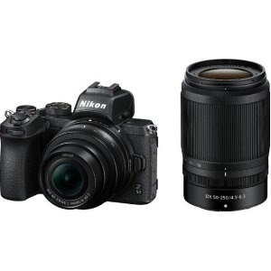 Nikon  Z 50 Mirrorless + NIKKOR Z DX 16-50mm f/3.5-6.3 + 50-250mm f/4.5-6.3 VR